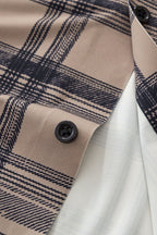 Seamless Plaid Stretch Shirt – El Baron KHAKI