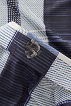 Seamless Plaid Stripe Shirt – El Baron BLUE