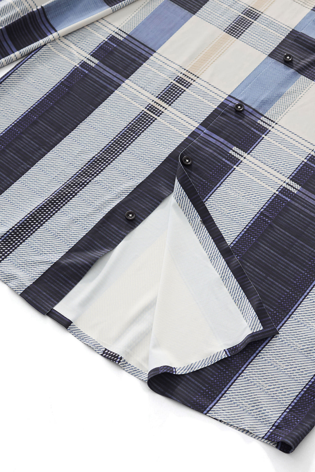 Seamless Plaid Stripe Shirt – El Baron BLUE