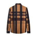 Seamless Plaid Stripe Shirt – El Baron CARAMEL
