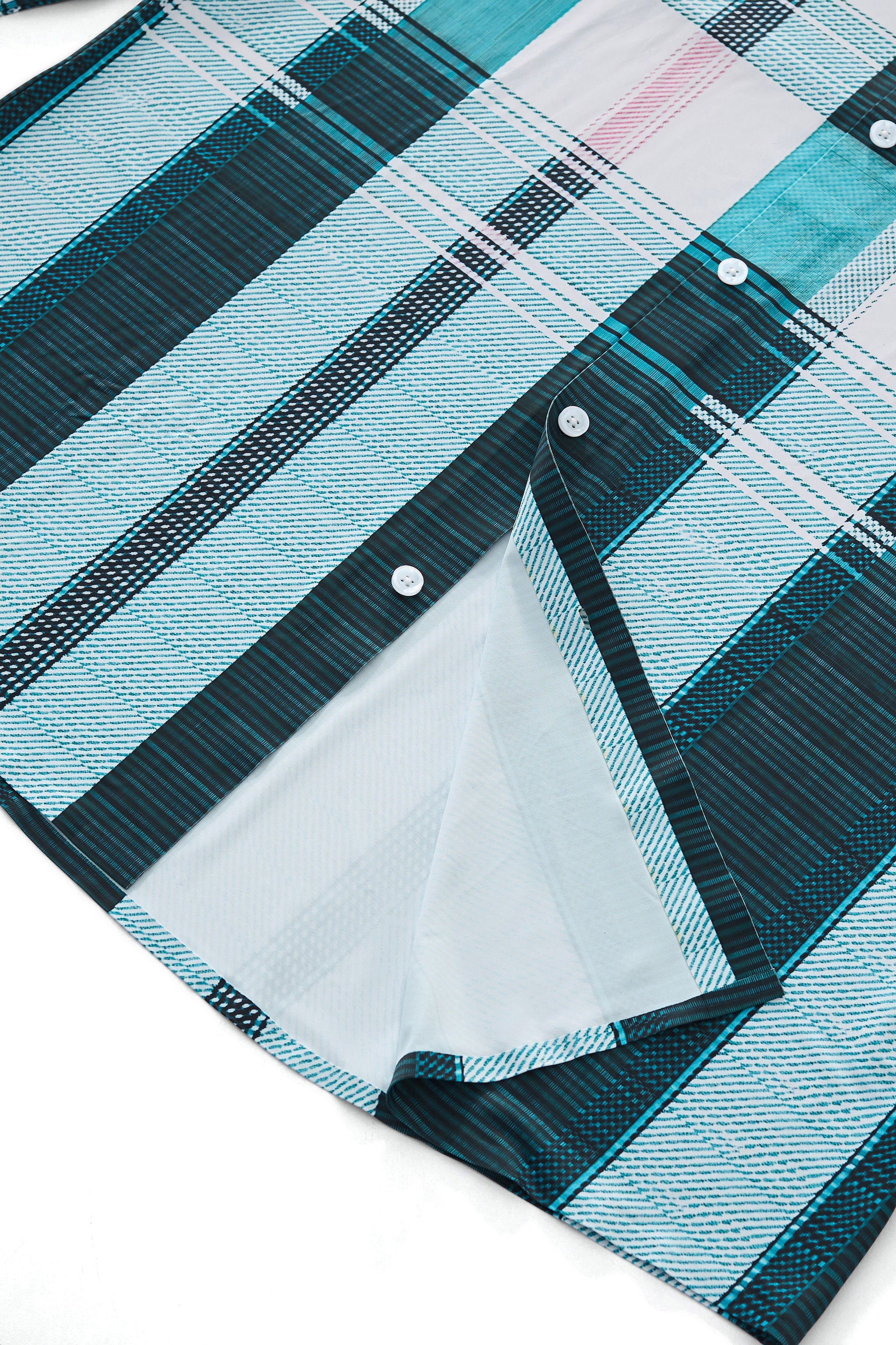 Seamless Plaid Stripe Shirt – El Baron GREEN