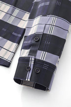 Seamless Classic Plaid Shirt – El Baron NAVY