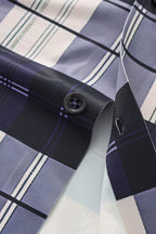 Seamless Classic Plaid Shirt – El Baron NAVY