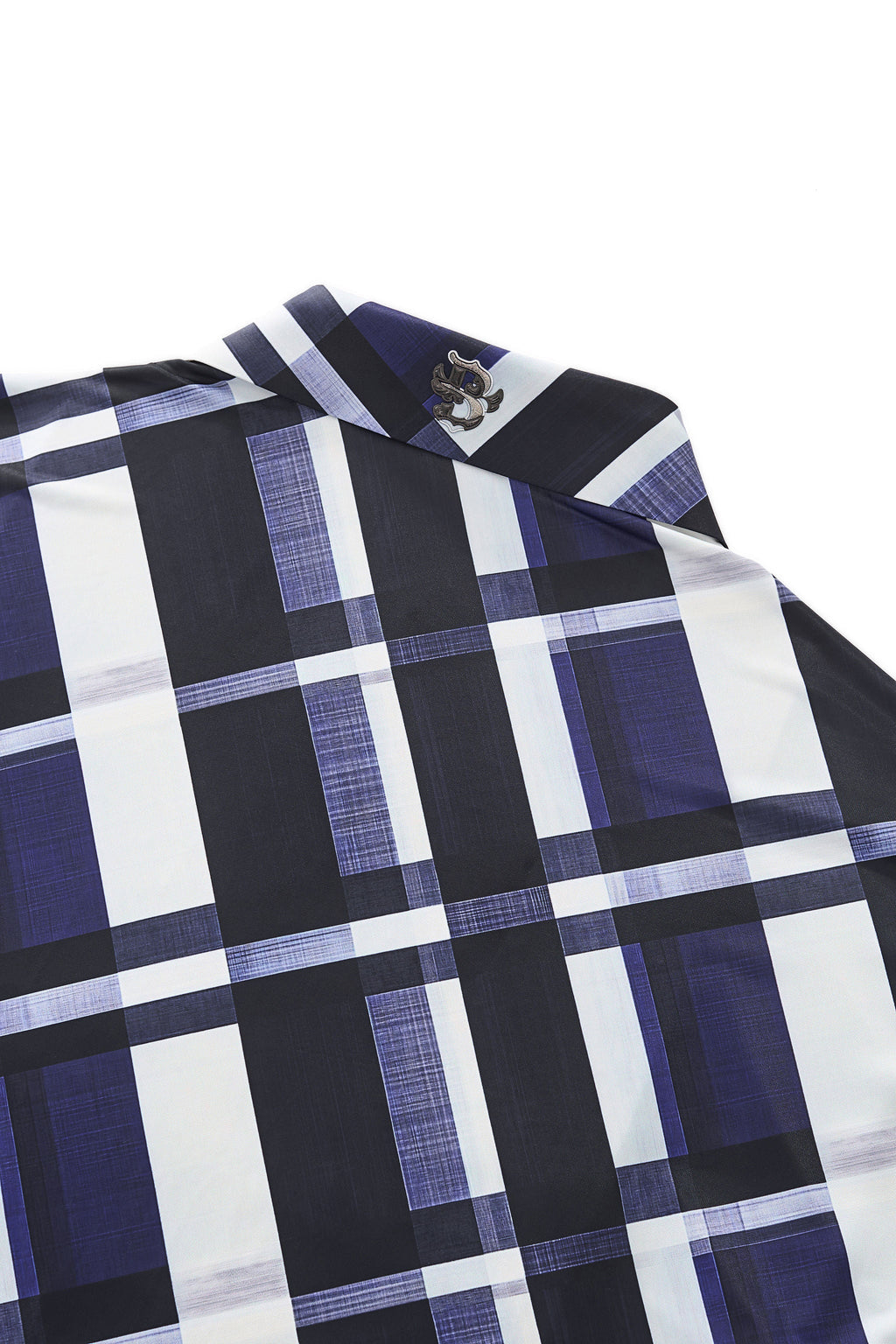 Seamless Bold Plaid Shirt – El Baron BLUE