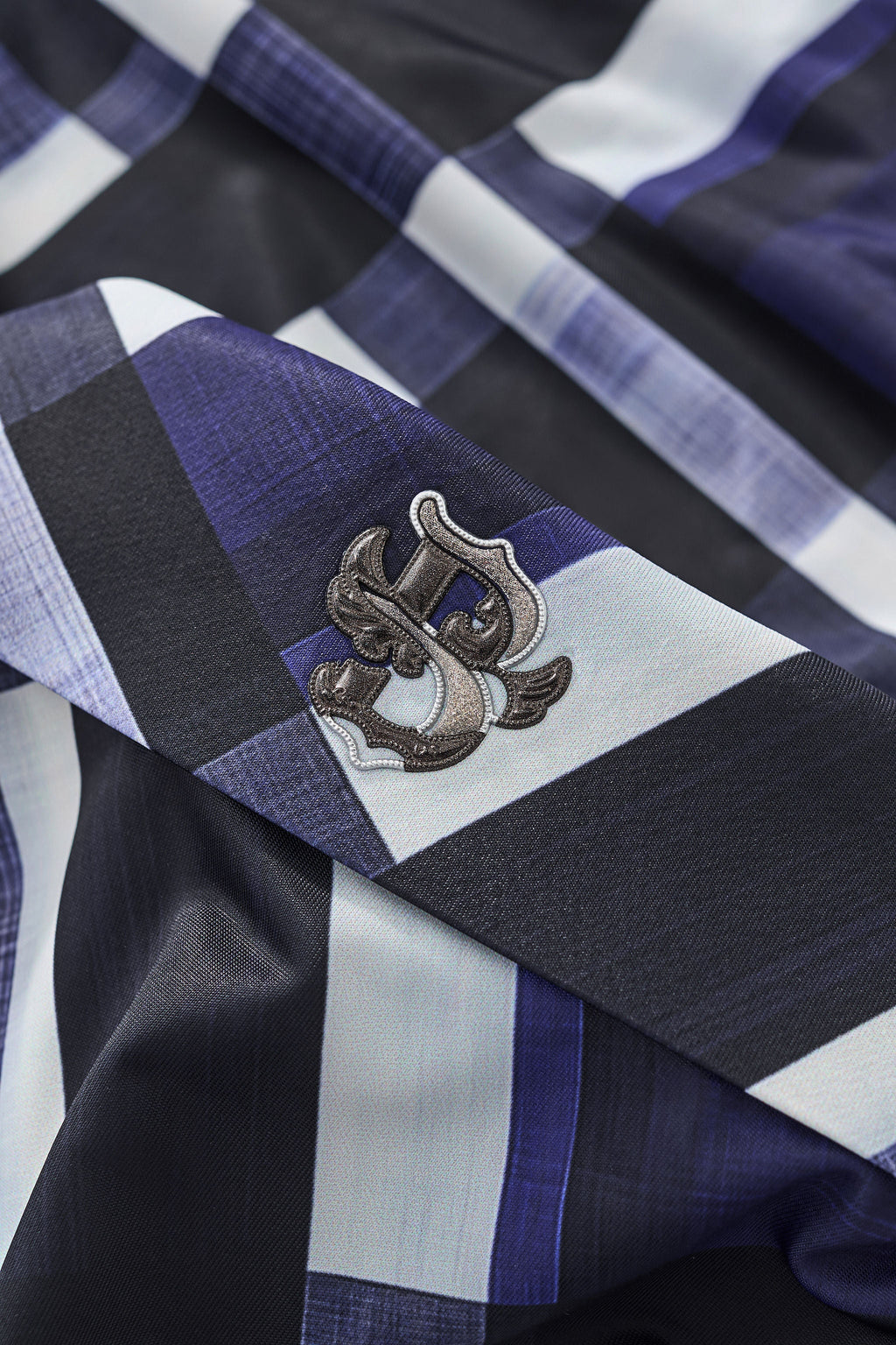 Seamless Bold Plaid Shirt – El Baron BLUE