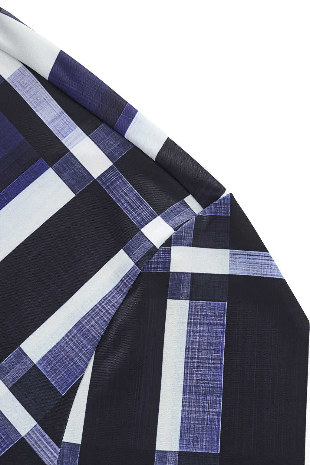 Seamless Bold Plaid Shirt – El Baron BLUE