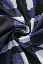 Seamless Bold Plaid Shirt – El Baron BLUE