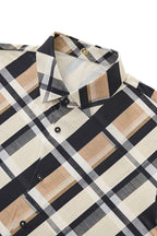 Seamless Bold Plaid Shirt – El Baron KHAKI