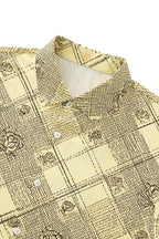 Seamless Rose Plaid Shirt – El Baron BUTTERMILK