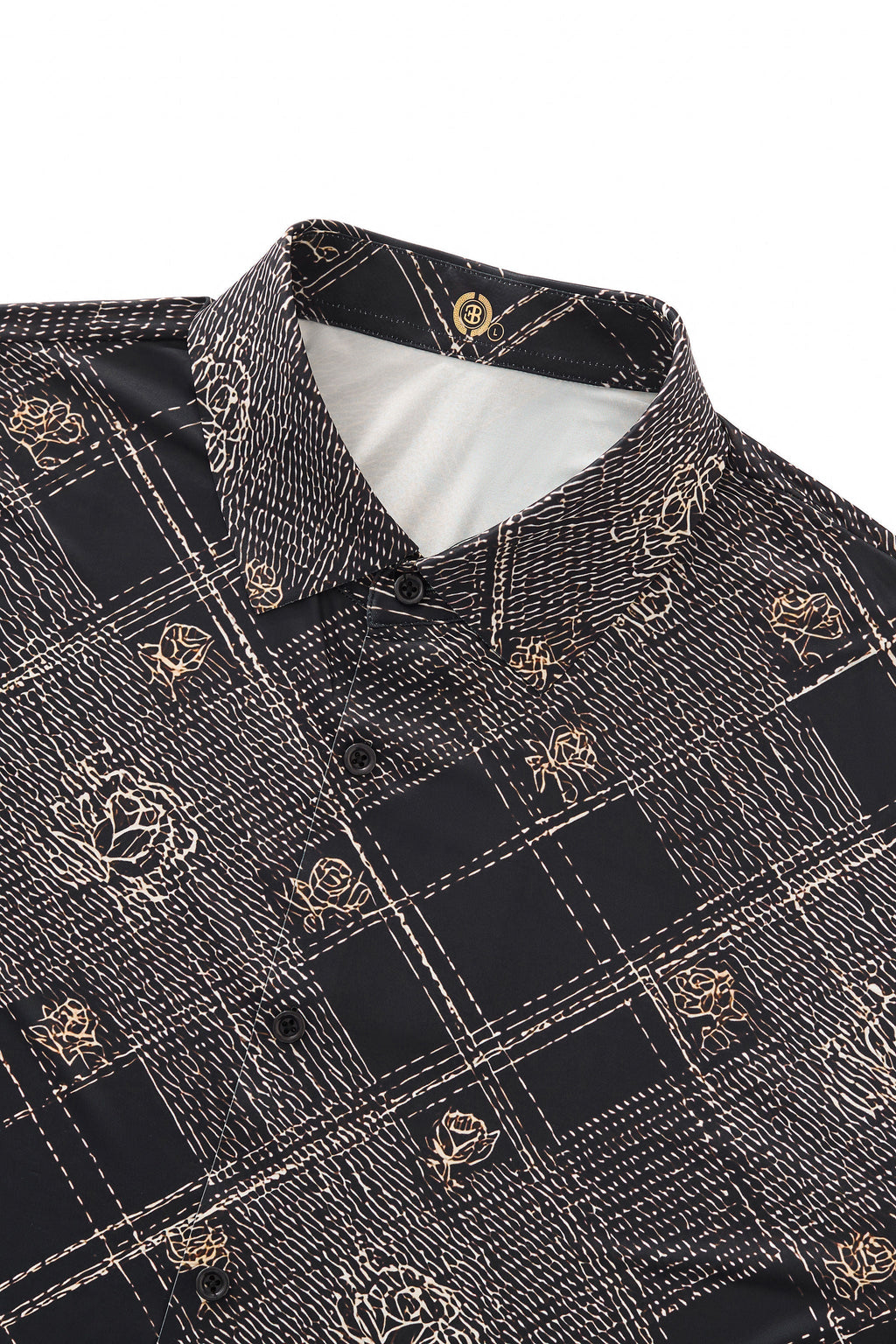 Seamless Rose Plaid Shirt – El Baron ESSPRESSO