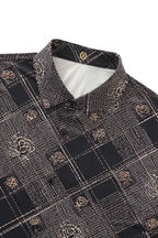 Seamless Rose Plaid Shirt – El Baron ESSPRESSO