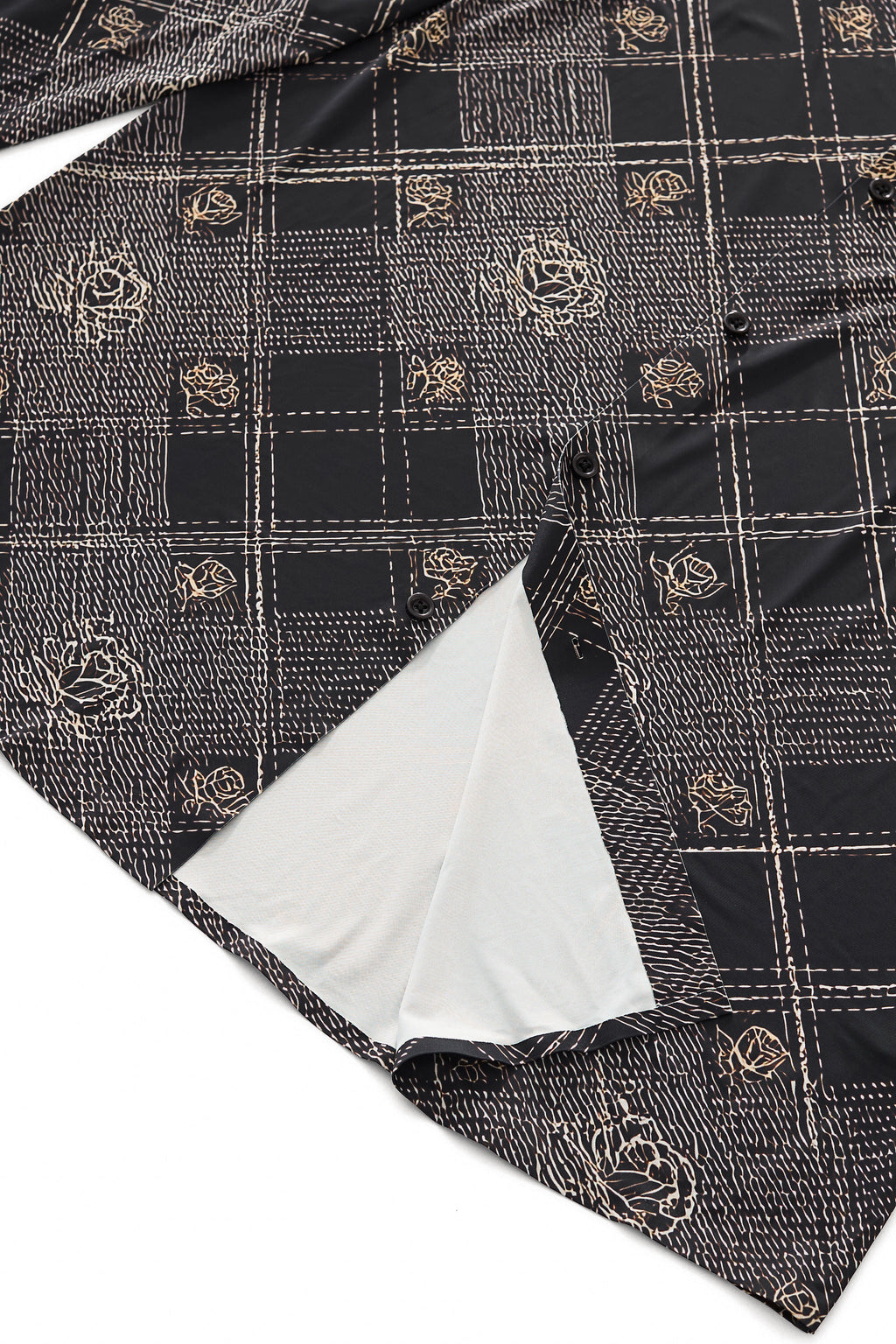 Seamless Rose Plaid Shirt – El Baron ESSPRESSO