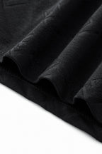 Embossed Monogram Tee – El Baron BLACK