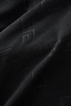 Embossed Monogram Tee – El Baron BLACK