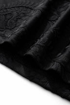Embossed Paisley Tee – El Baron BLACK