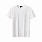 Embossed Paisley Tee – El Baron WHITE