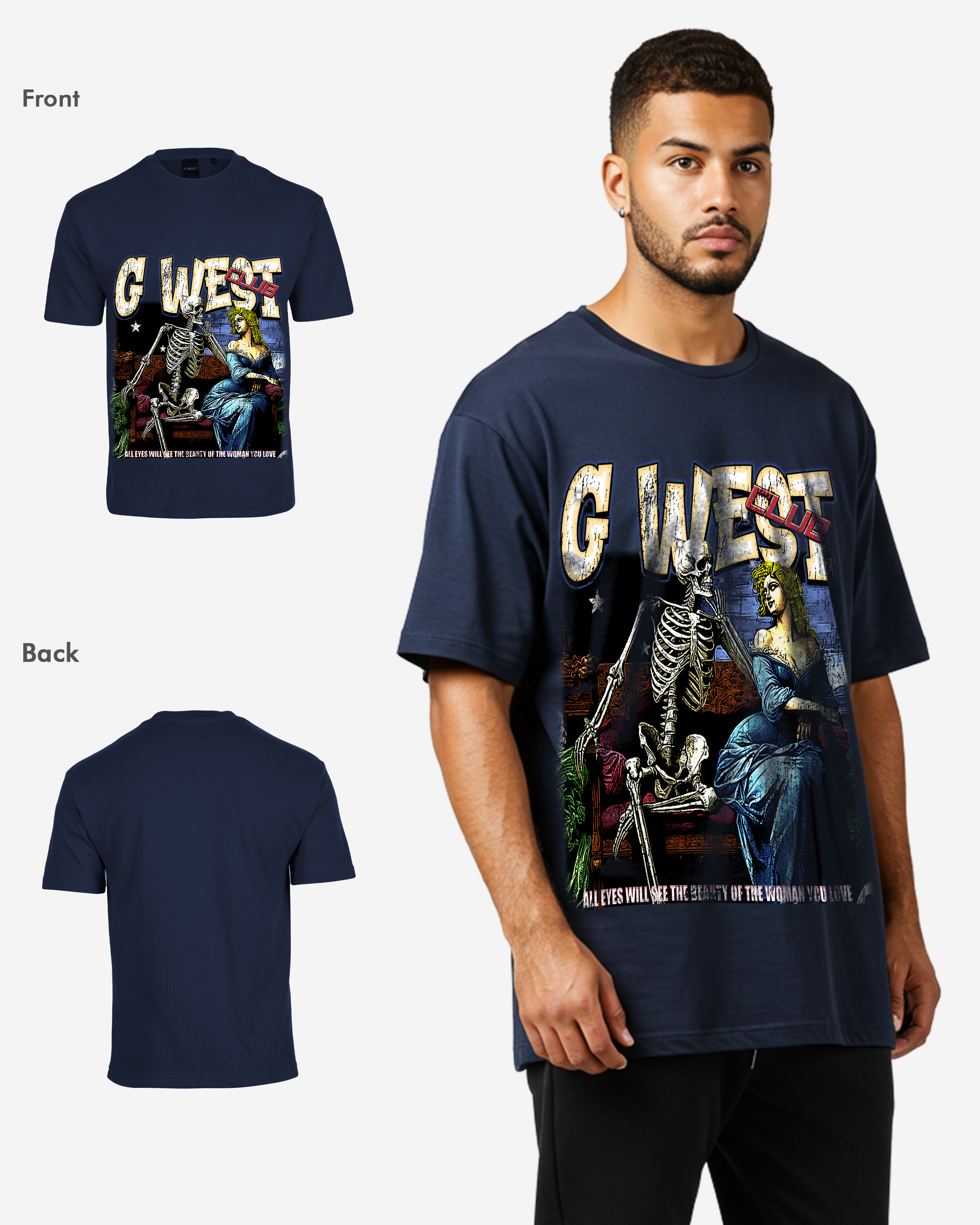 G West Love Beyond Life Oversized Tee G West