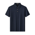 Seamless Check Texture Polo NAVY