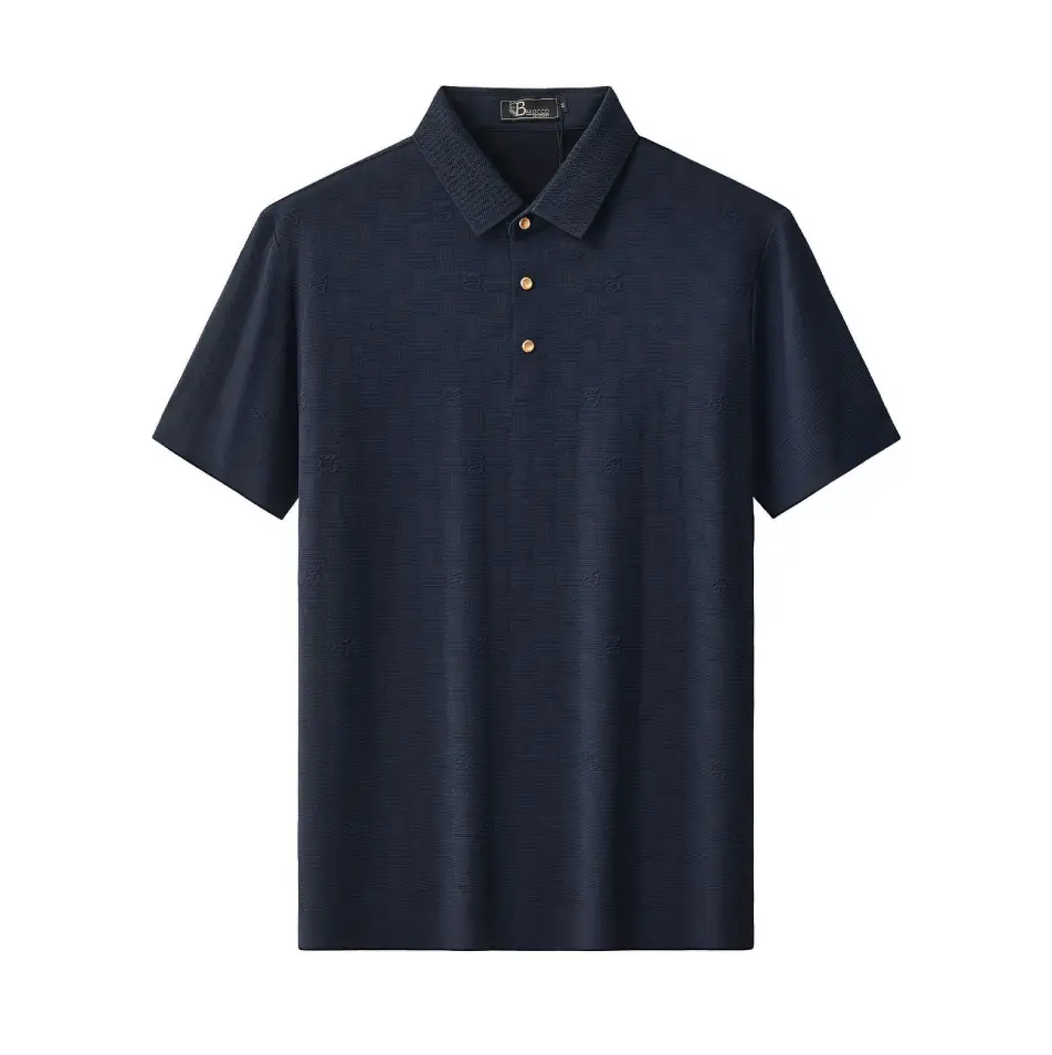 Seamless Check Texture Polo NAVY