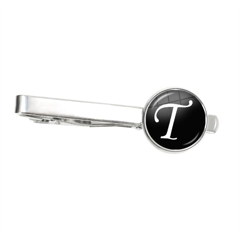 Men's Fashion 26 Alphabet Letters Tie Clips Personality Name Letters Jewelry Letter Tie Clip Men's Fashion Tie Pin Buckle Clip Tie Decoration Suit Accessories  Men Necktie Clip Pin Suit Accessories Gift Stevvex