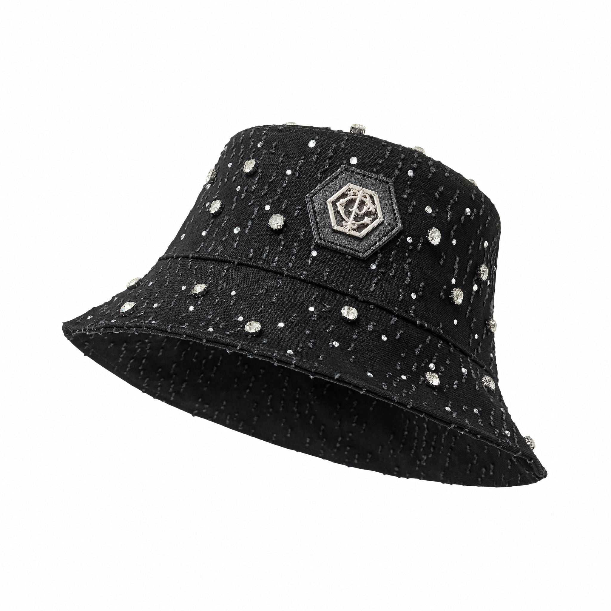 Sanctum Cross Denim hat - Century Penthouse BLACK/SILVER