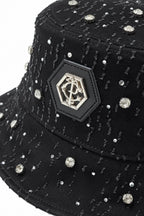 Sanctum Cross Denim hat - Century Penthouse BLACK/SILVER