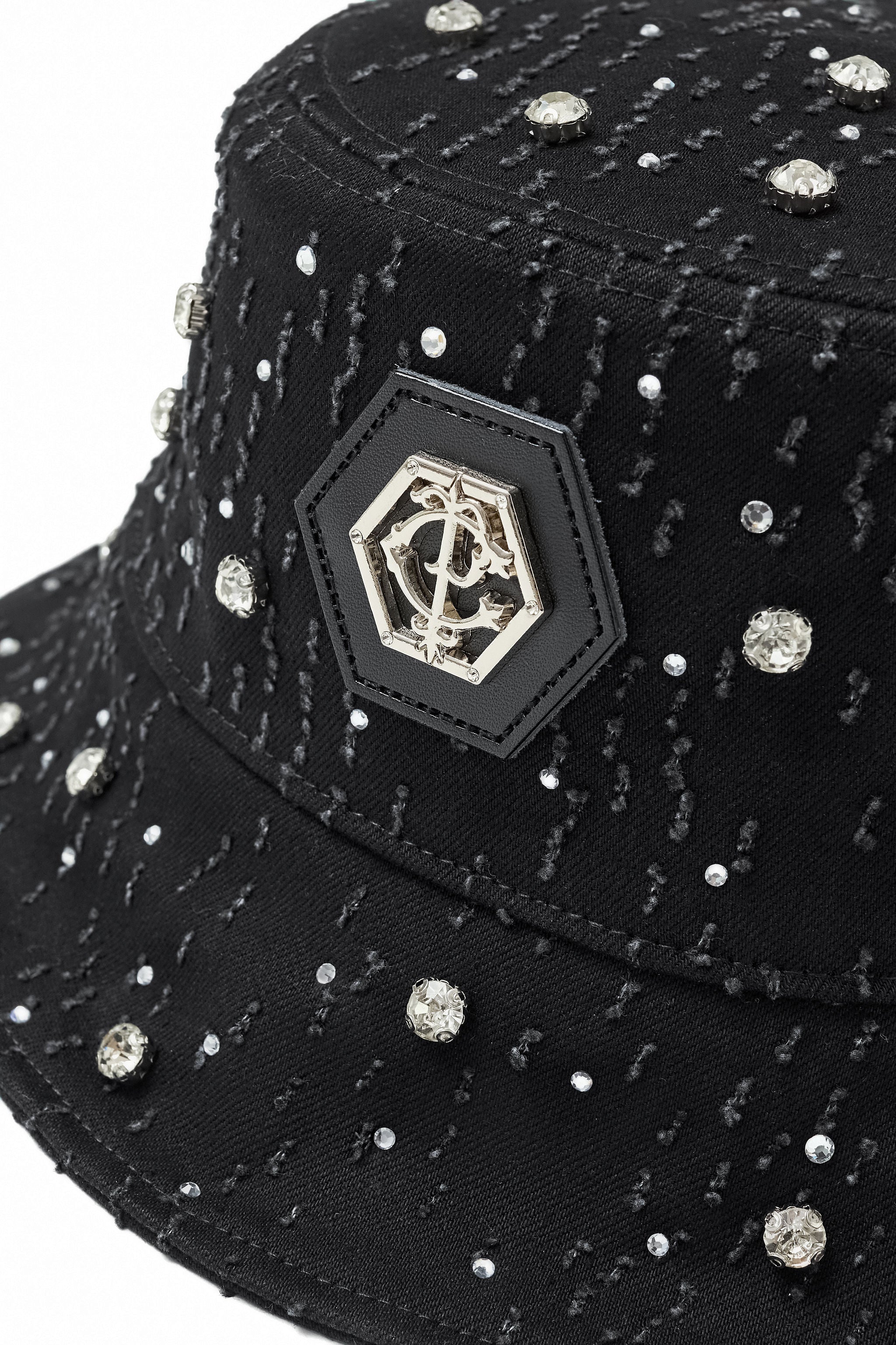 Sanctum Cross Denim hat - Century Penthouse BLACK/SILVER
