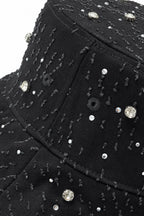 Sanctum Cross Denim hat - Century Penthouse BLACK/SILVER