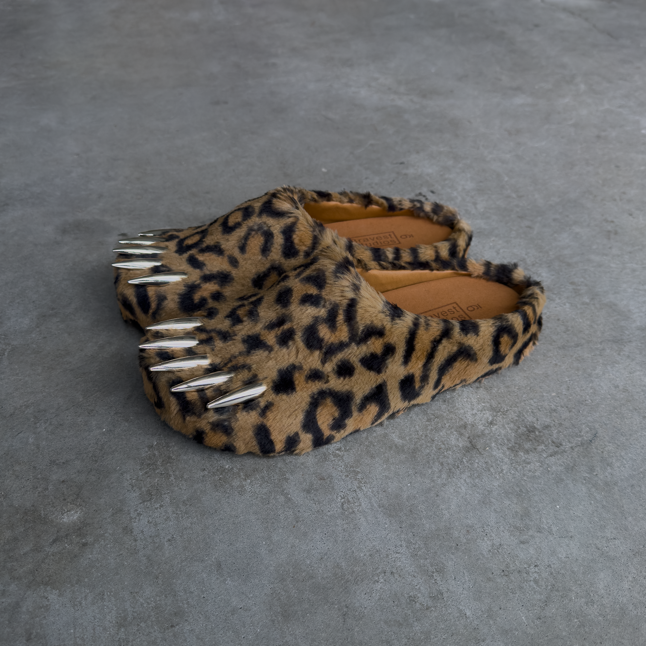 Leopard Claw Mules