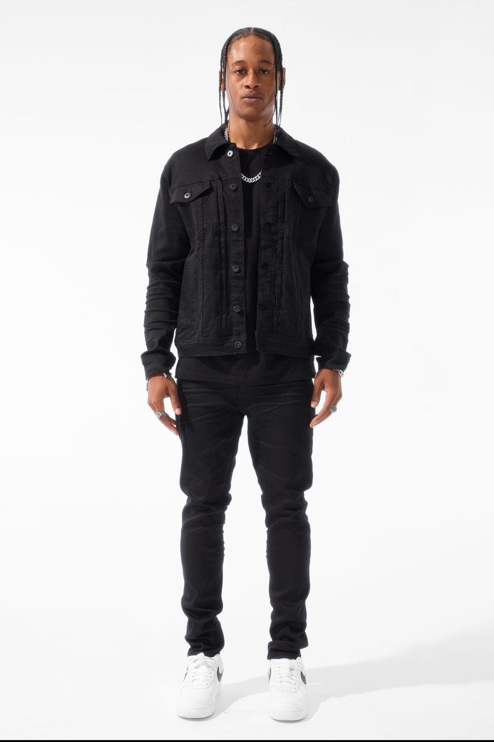 Slim Taper Fit - Obsidian Denim (Black) - Sean Collection
