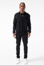 Slim Taper Fit - Obsidian Denim (Black) - Sean Collection