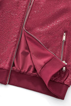 Regalia Emboss Tracksuit WINE