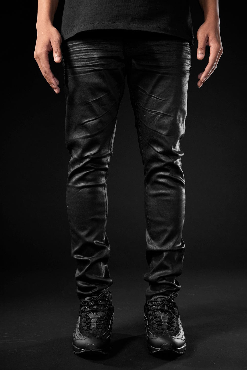 Slim Taper Fit - Smooth Criminal Denim (Jet Black) - Sean Collection