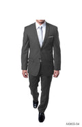 Grey Slim Fit 2-PC Suits