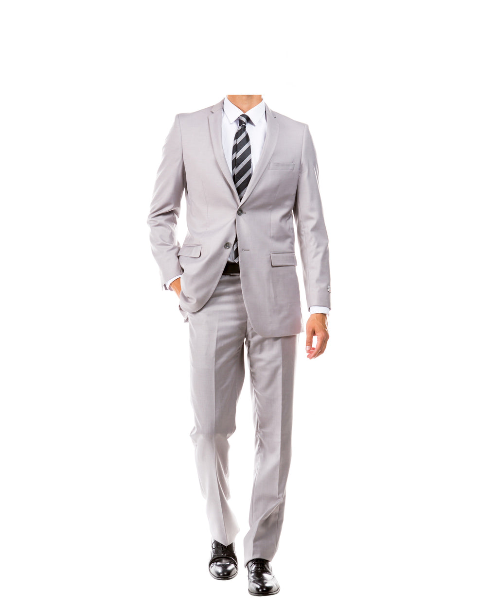 Lt Grey Slim Fit 2-PC Suits