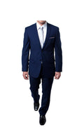 Navy Blue Slim Fit 2-PC Suits
