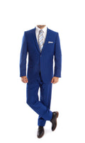 Royal Blue Slim Fit 2-PC Suits
