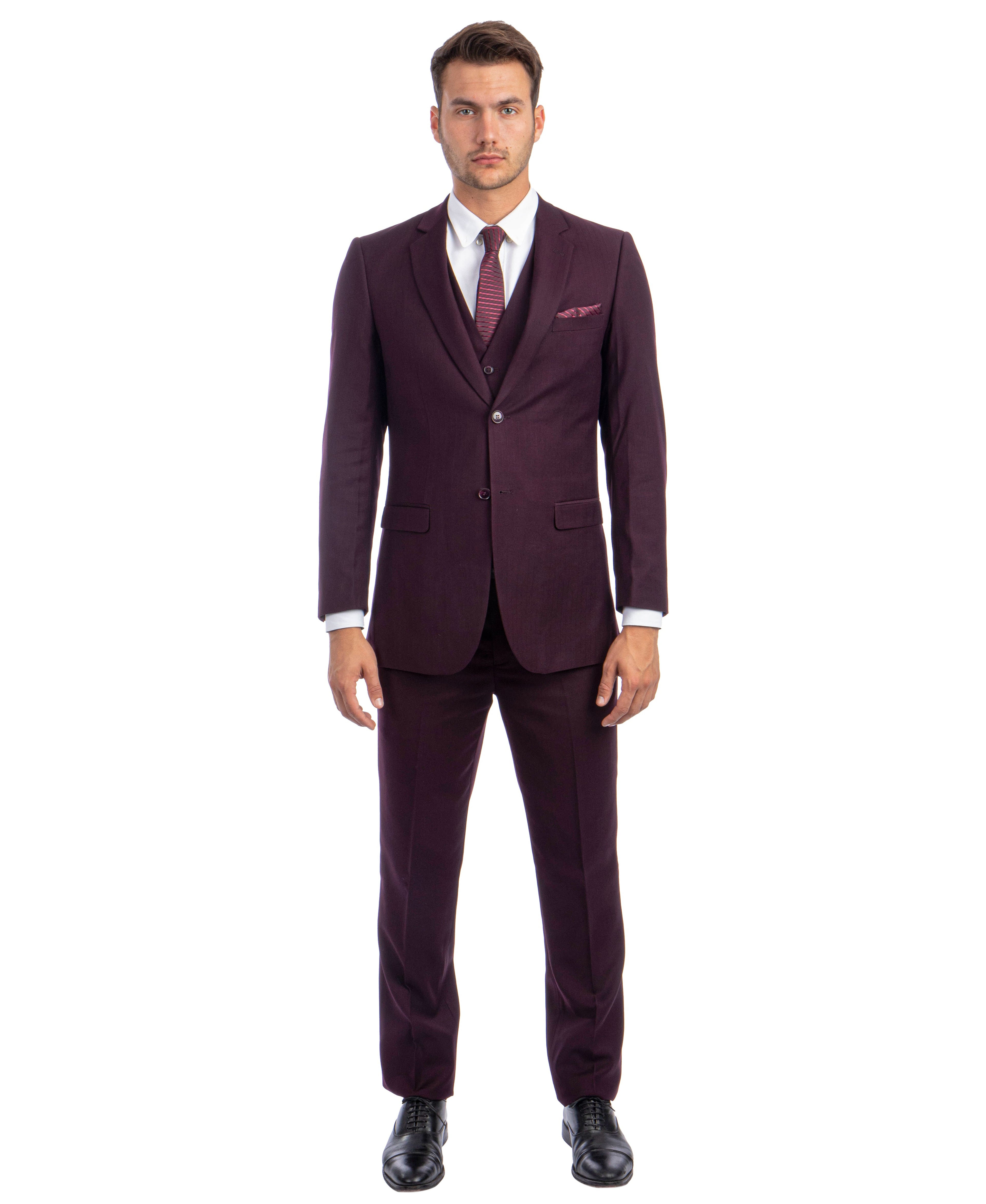 Burgundy Suit For Men Formal Suits For All Ocassions