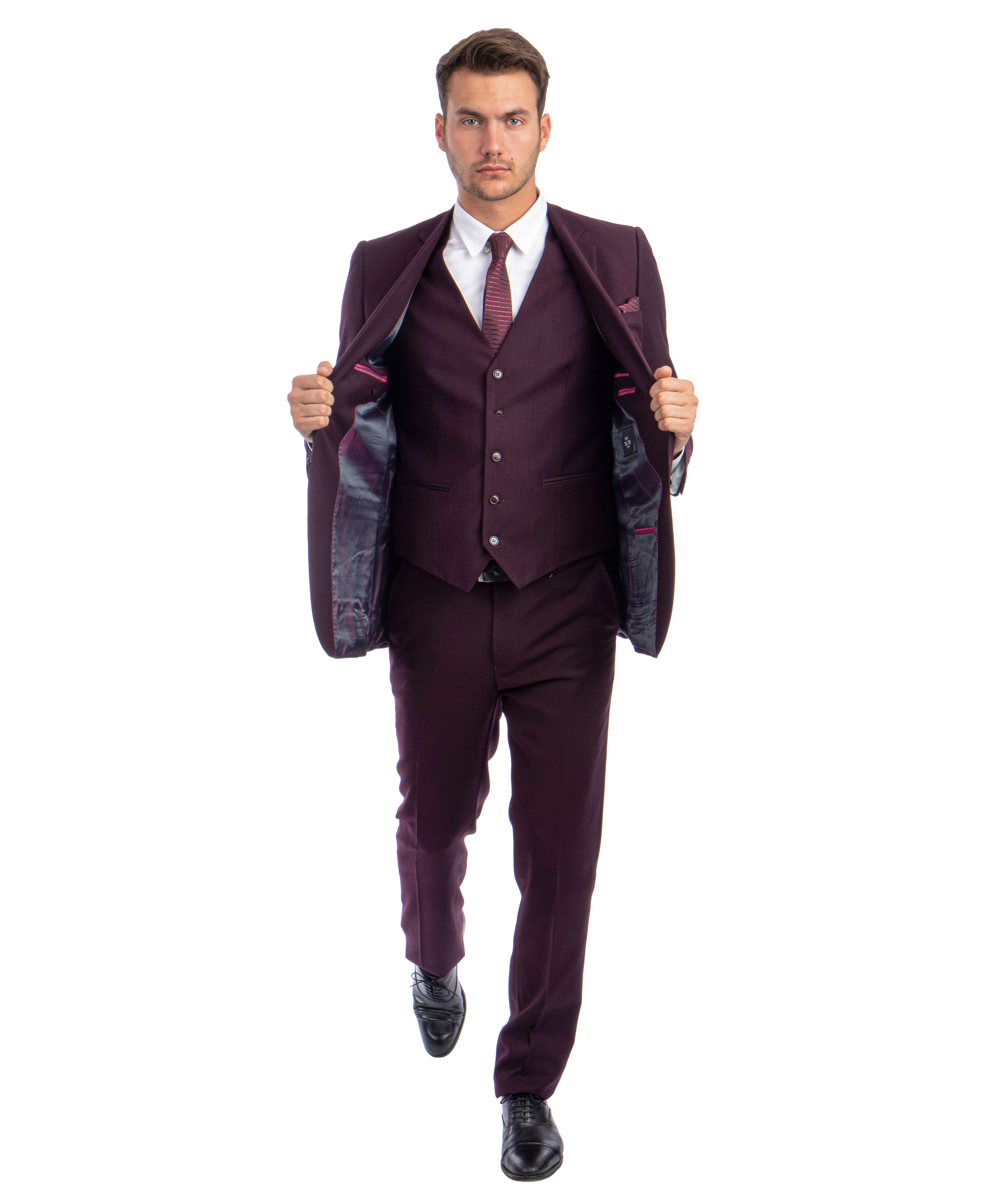 Burgundy Suit For Men Formal Suits For All Ocassions