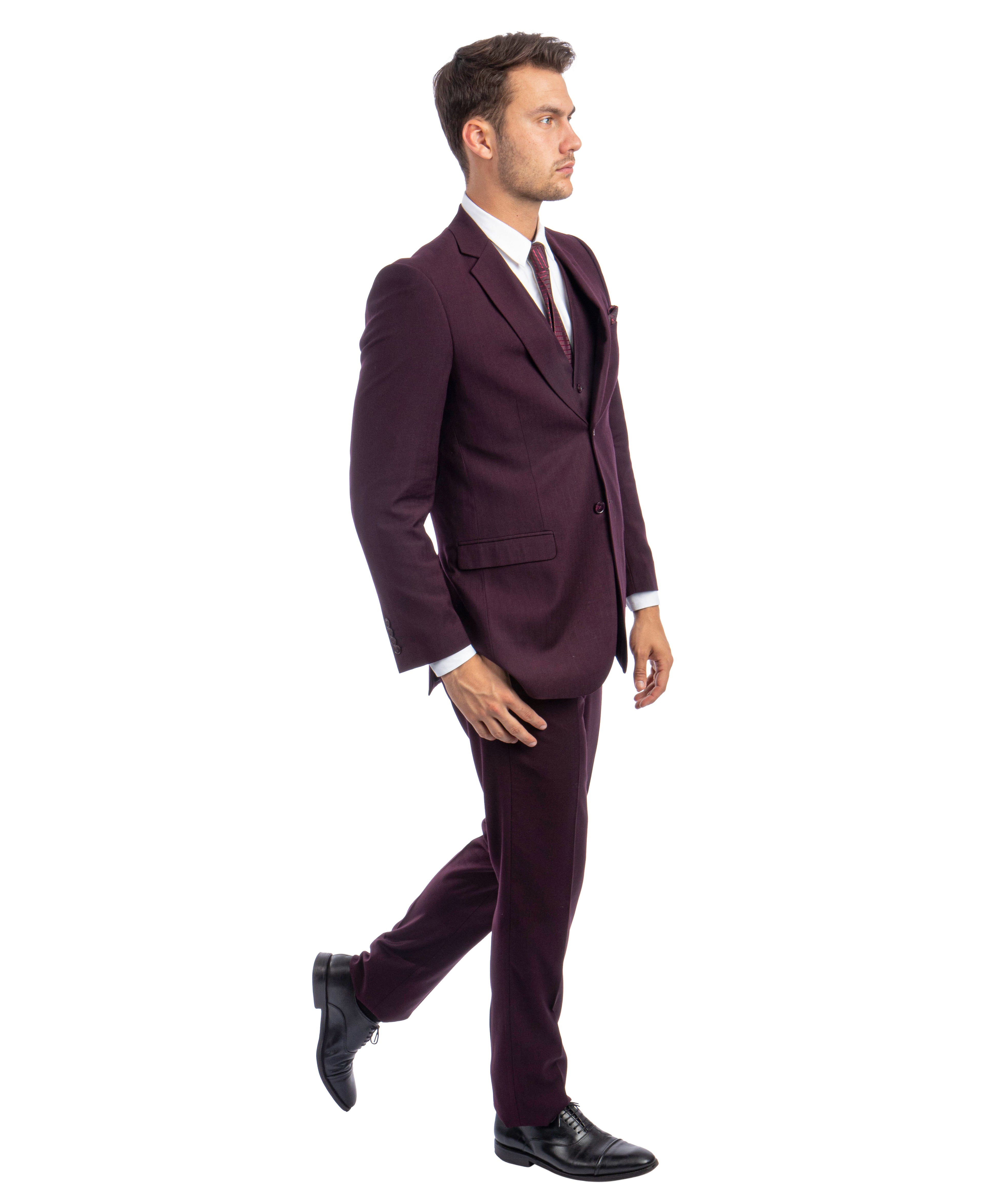 Burgundy Suit For Men Formal Suits For All Ocassions