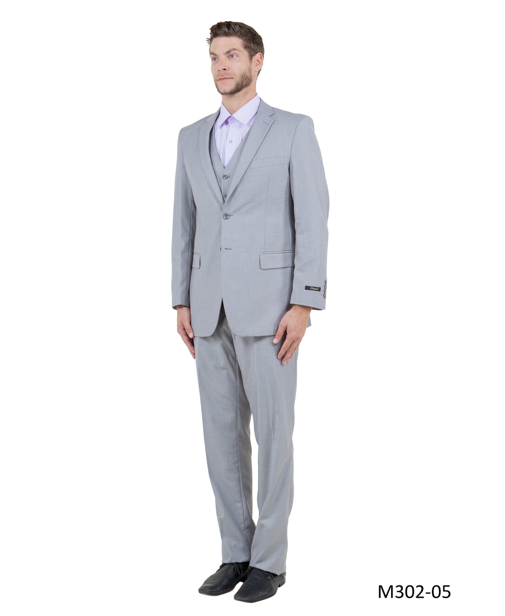Men's Modern-Fit 3-Piece Suit Set w/ Jacket, Vest and Pants