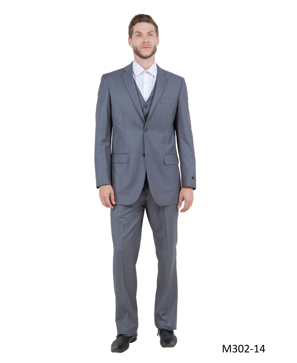 Men's Modern-Fit 3-Piece Suit Set w/ Jacket, Vest and Pants