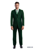 Men's Modern-Fit 3-Piece Suit Set w/ Jacket, Vest and Pants