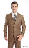 Men's Modern-Fit 3-Piece Suit Set w/ Jacket, Vest and Pants