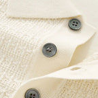 Milano Texture Knit Polo IVORY