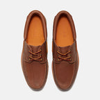 TIMBERLAND® - MEN'S AUTHENTIC 3-EYE LUG HANDSEWN BOAT SHOE - MEDIUM BROWN