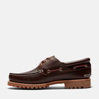TIMBERLAND® - MEN'S AUTHENTIC 3-EYE LUG HANDSEWN BOAT SHOE - BROWN