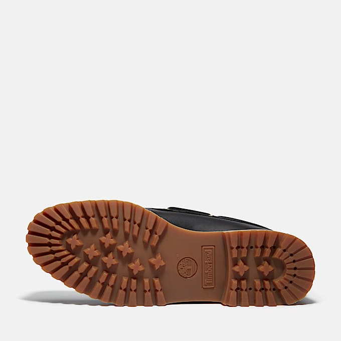 TIMBERLAND® - MEN'S AUTHENTIC 3-EYE LUG HANDSEWN BOAT SHOE - BLACK