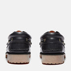 TIMBERLAND® - MEN'S AUTHENTIC 3-EYE LUG HANDSEWN BOAT SHOE - BLACK