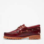 TIMBERLAND® - MEN'S AUTHENTIC 3-EYE LUG HANDSEWN BOAT SHOE - BURGUNDY